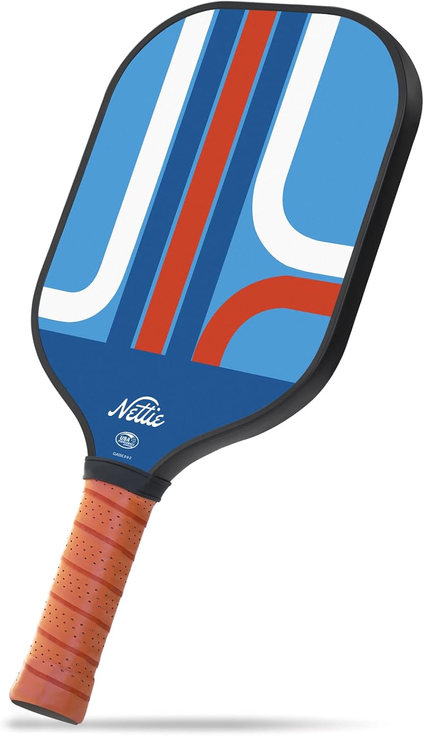 Pickleball Paddles Set of 1/2/4, USAPA Approved Stylish Carbon Fiber Pickleball Paddle with 13mm Polymer Honeycomb Core - Vibrant & Lightweight Pickleball Set for Women Beginners