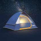 UNP 4 Person Instant Family Tent Blue with 60s Setup - 8348