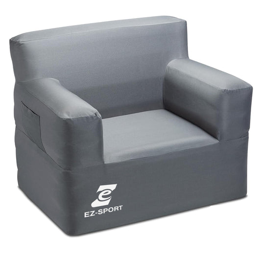 ez-sport Inflatable Chair for Camping with Built in Pump - Portable Inflatable Couch for Adults Holds 350lb's - Blow Up Chair for Movie Nights, Outdoor Blow up Furniture or Air Sofa for Camping