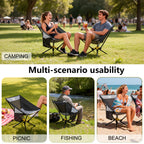 AD | Ergo-Comfort Portable Camping Chair