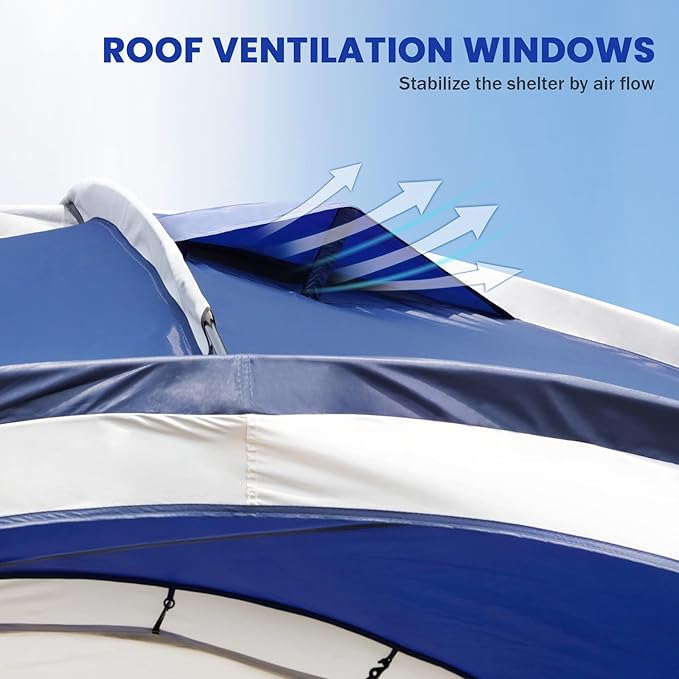 Pop Up Canopy Tent, Waterproof Sun Shade Shelter for Camping