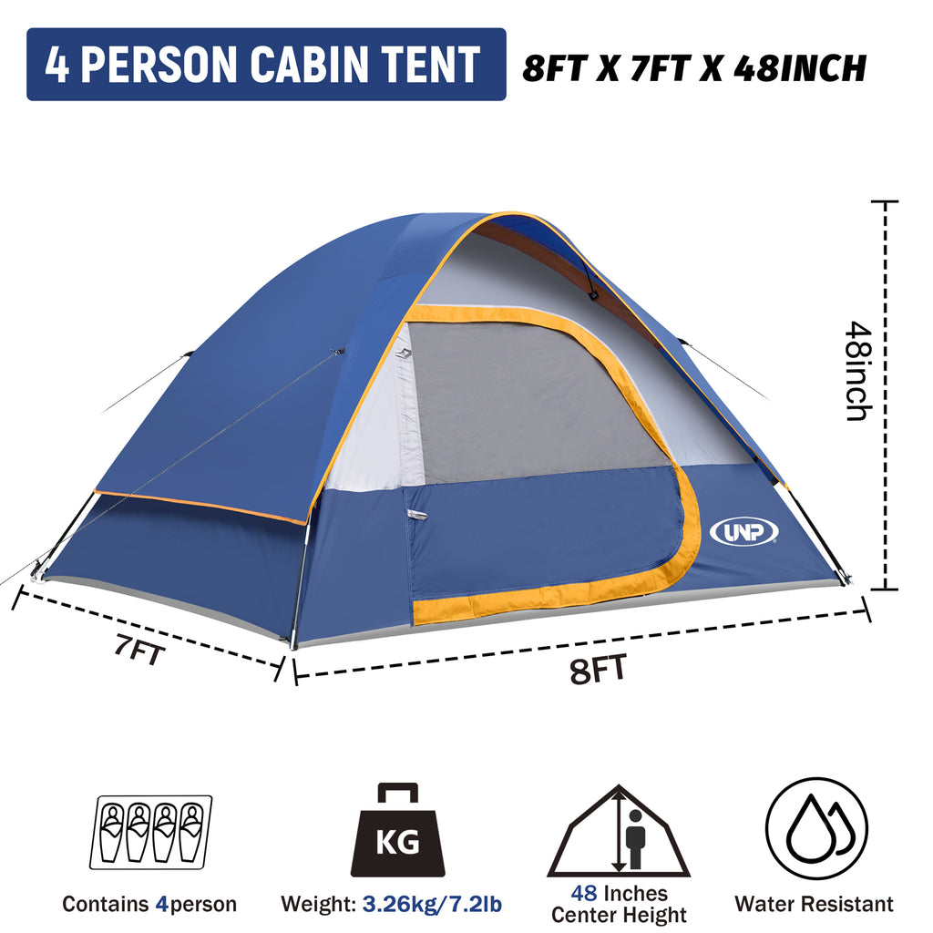 4 Person Family Camping Tent