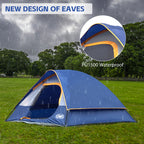 Waterproof detail of UNP 4 Person Family Camping Tent - 8348