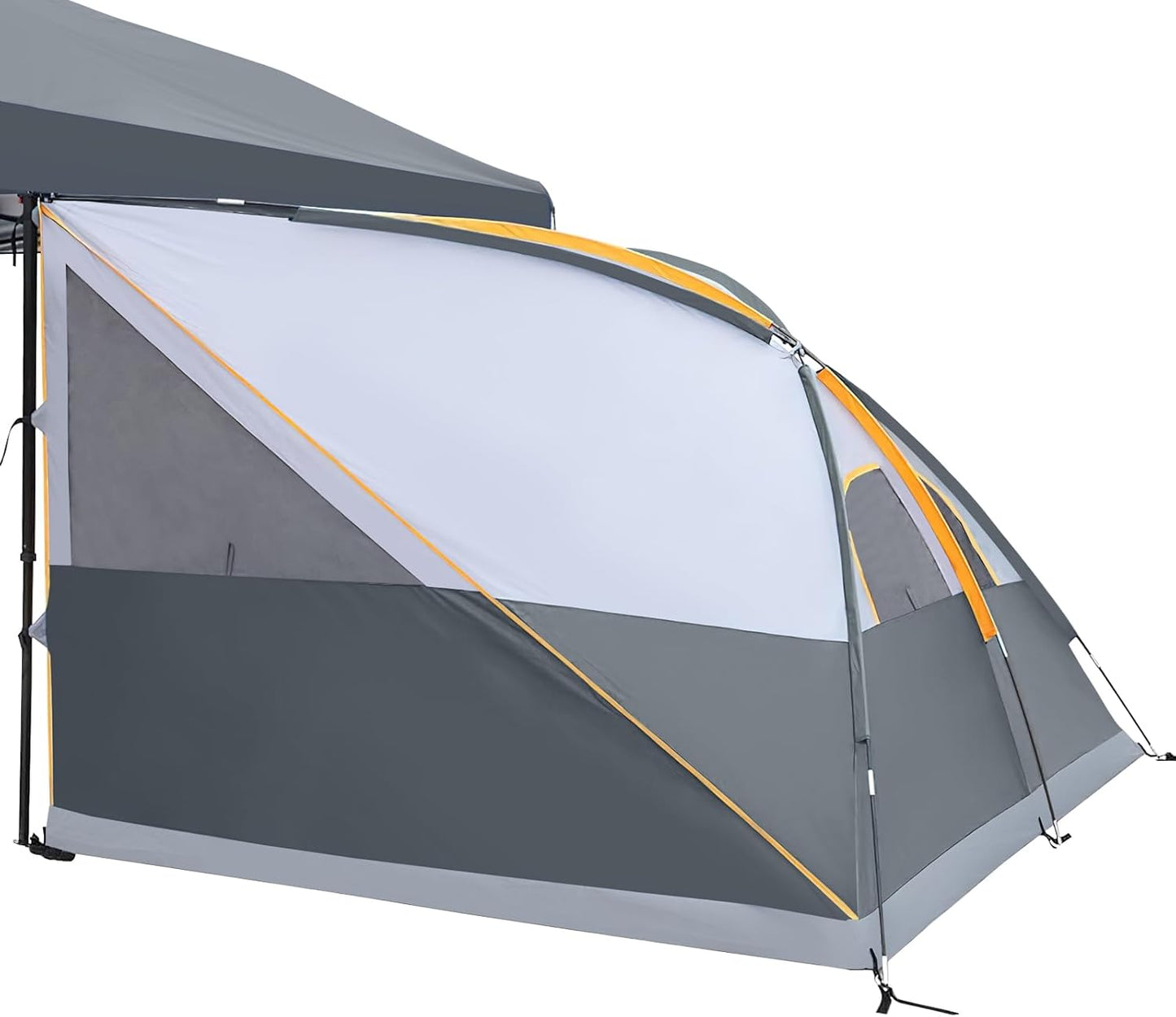 UNP Camping Cube Tent 10'x10' - Converts 10' Straight Leg Canopy into Camping Tent - Connect Jeep & SUV Tailgate - Ocean Blue (Canopy Pole/Shelter NOT Included)