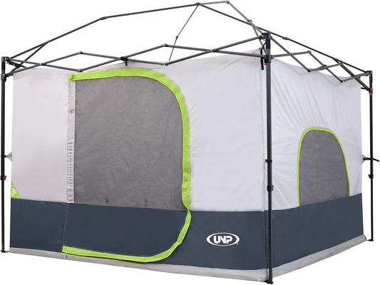 UNP Camping Canopy Tent - Inner Tent for 10' x 10' Pop Up Canopy, Simple Installation, Fully Vented Roof, Enclosed Canopy Space, Dark Blue (Frame NOT Included)