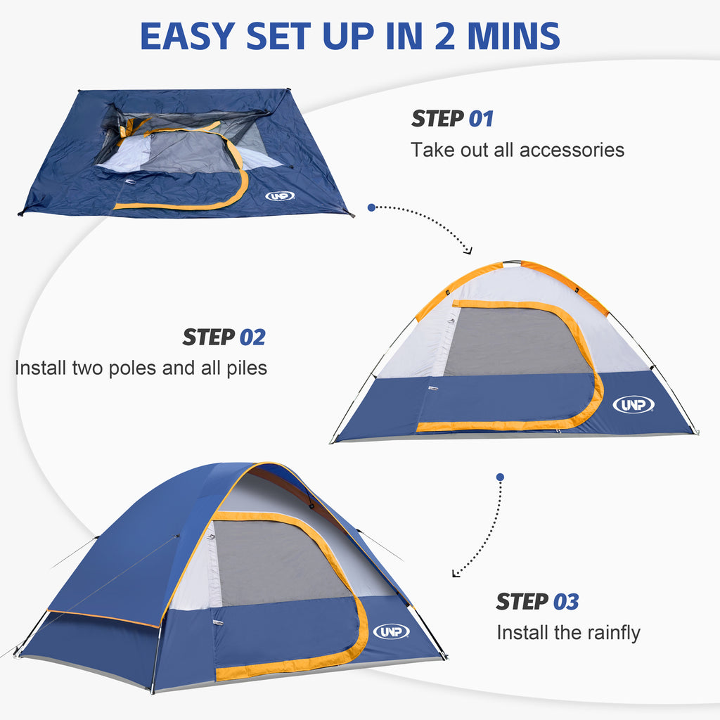 4 Person Family Camping Tent