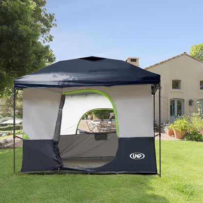 UNP Camping Canopy Tent - Inner Tent for 10' x 10' Pop Up Canopy, Simple Installation, Fully Vented Roof, Enclosed Canopy Space, Dark Blue (Frame NOT Included)