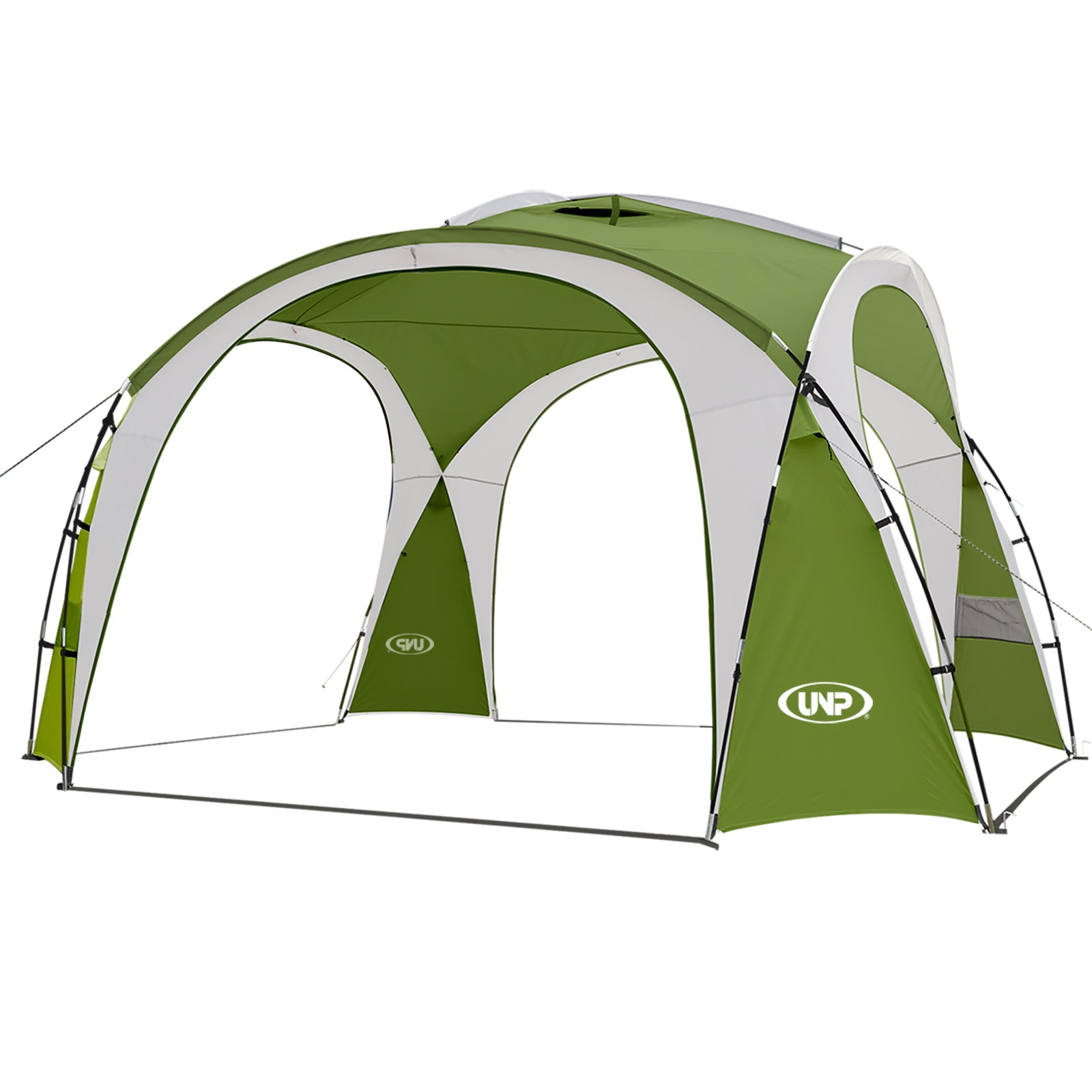 Pop Up Canopy Tent, Waterproof Sun Shade Shelter for Camping Fluorescent Green